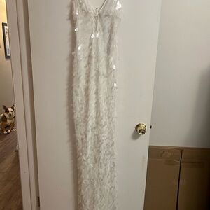 Ivory Sequin Dress